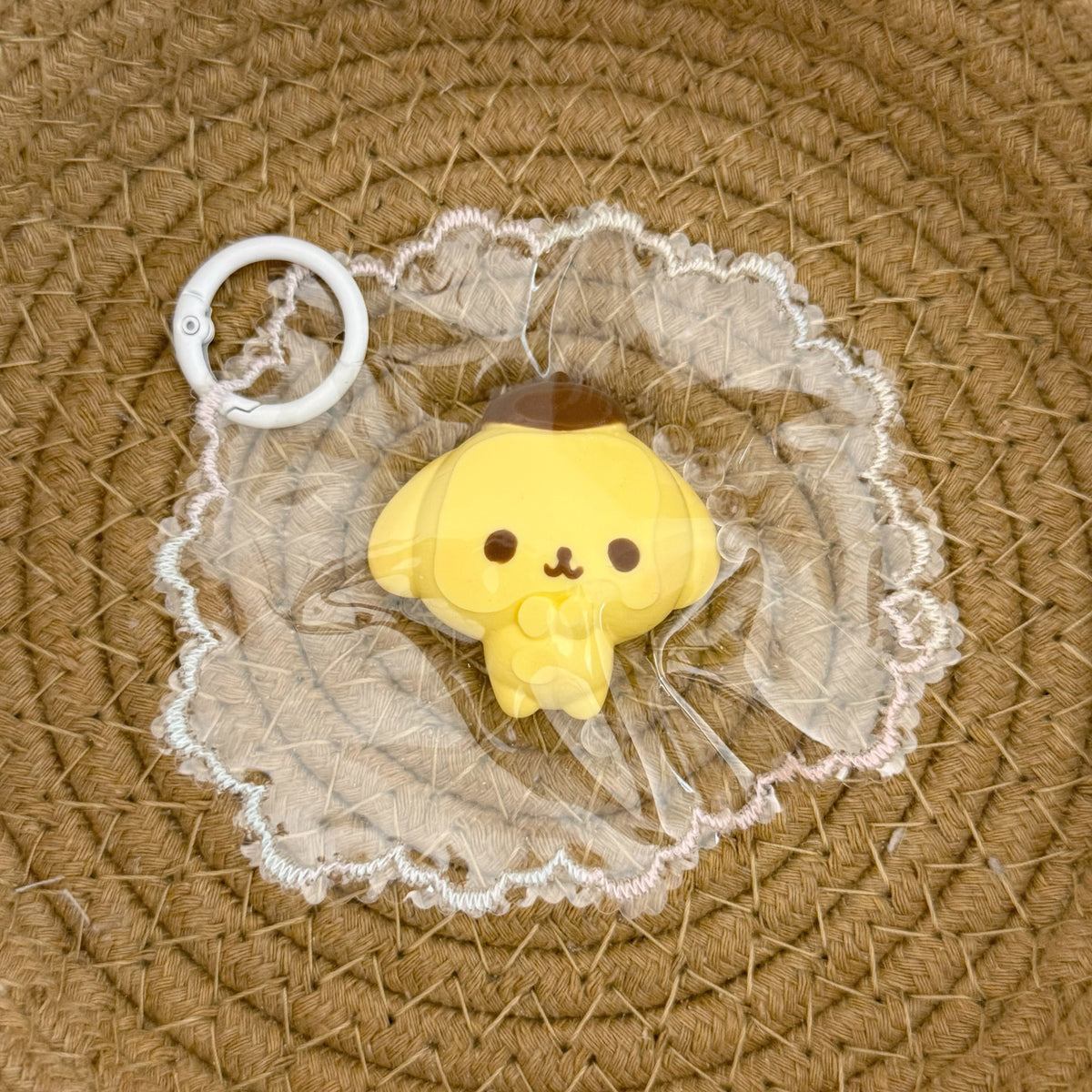 Pompom Squishy Bag Charm