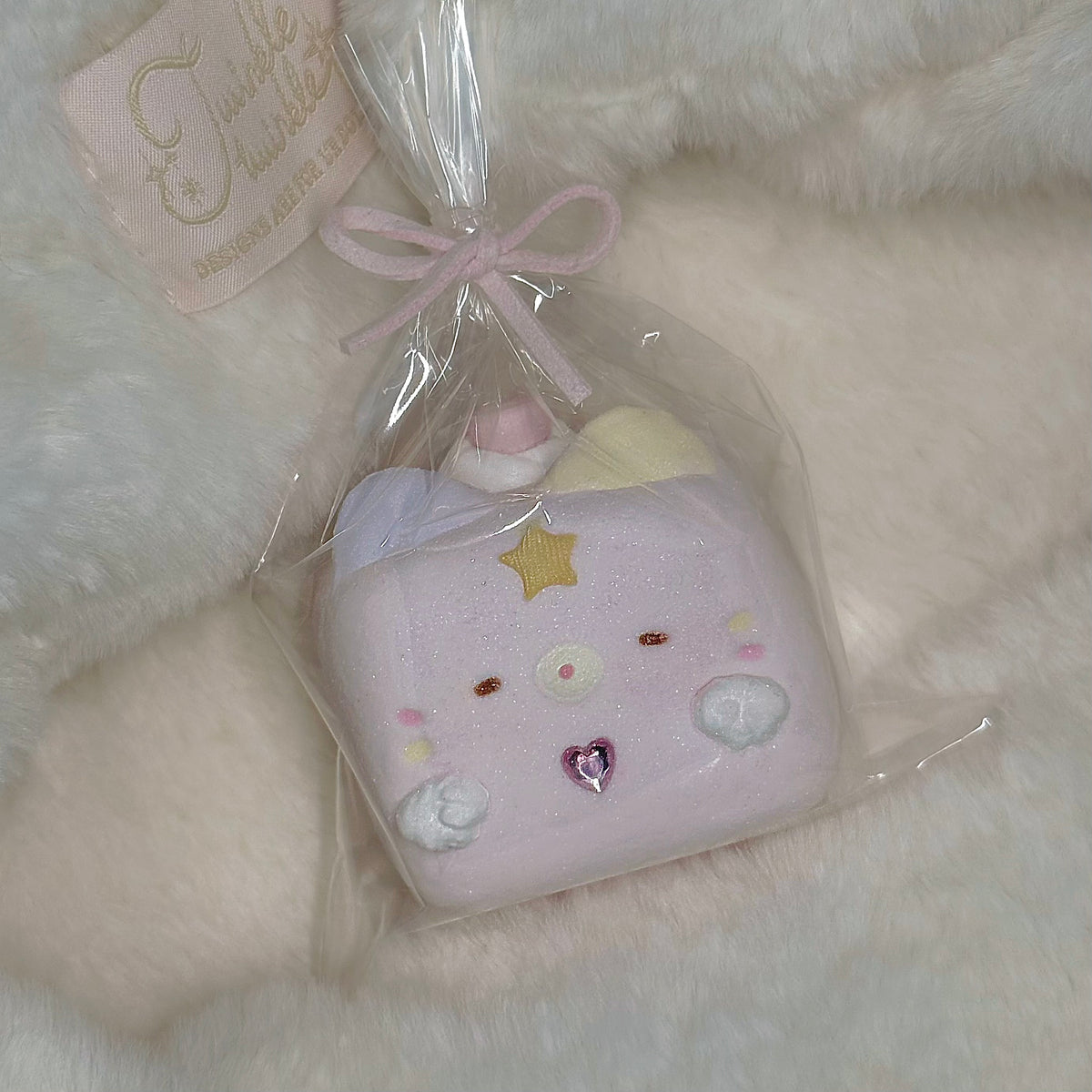 Medium Pink Bear Neko Squishy