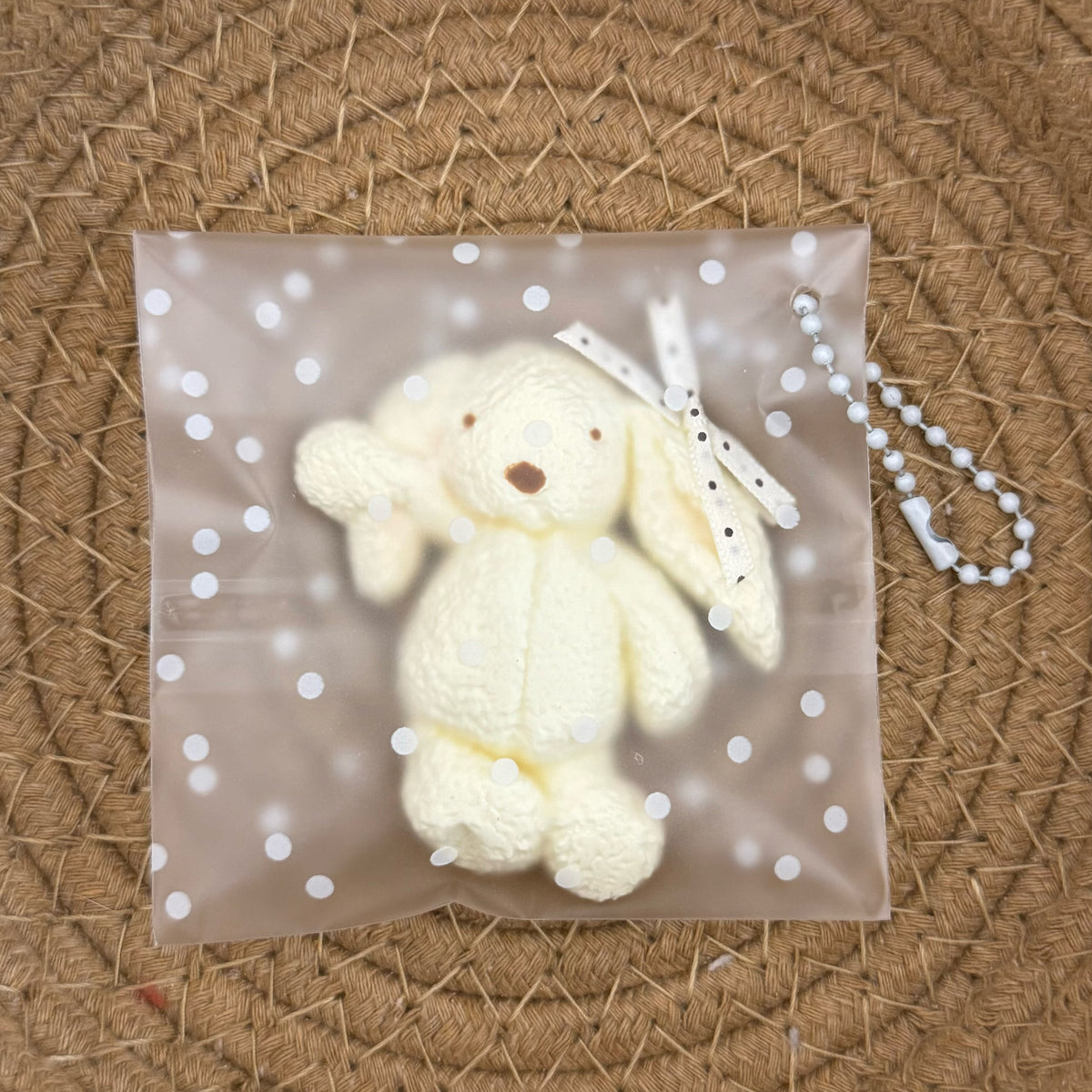 Bunny Squishy Bag Charm