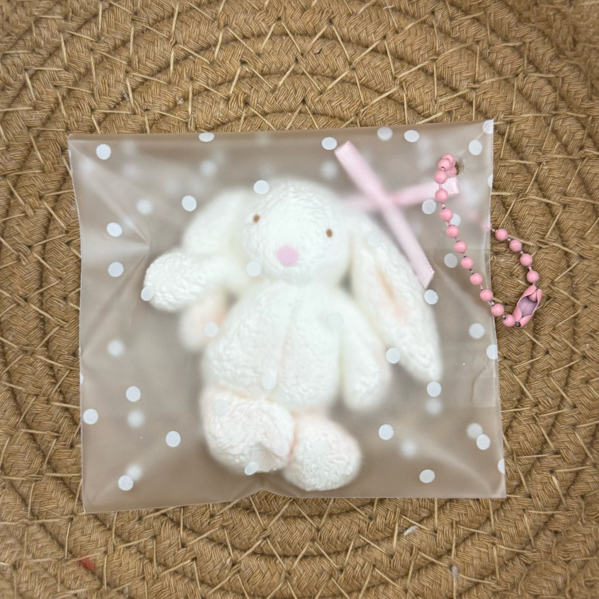 Bunny Squishy Bag Charm