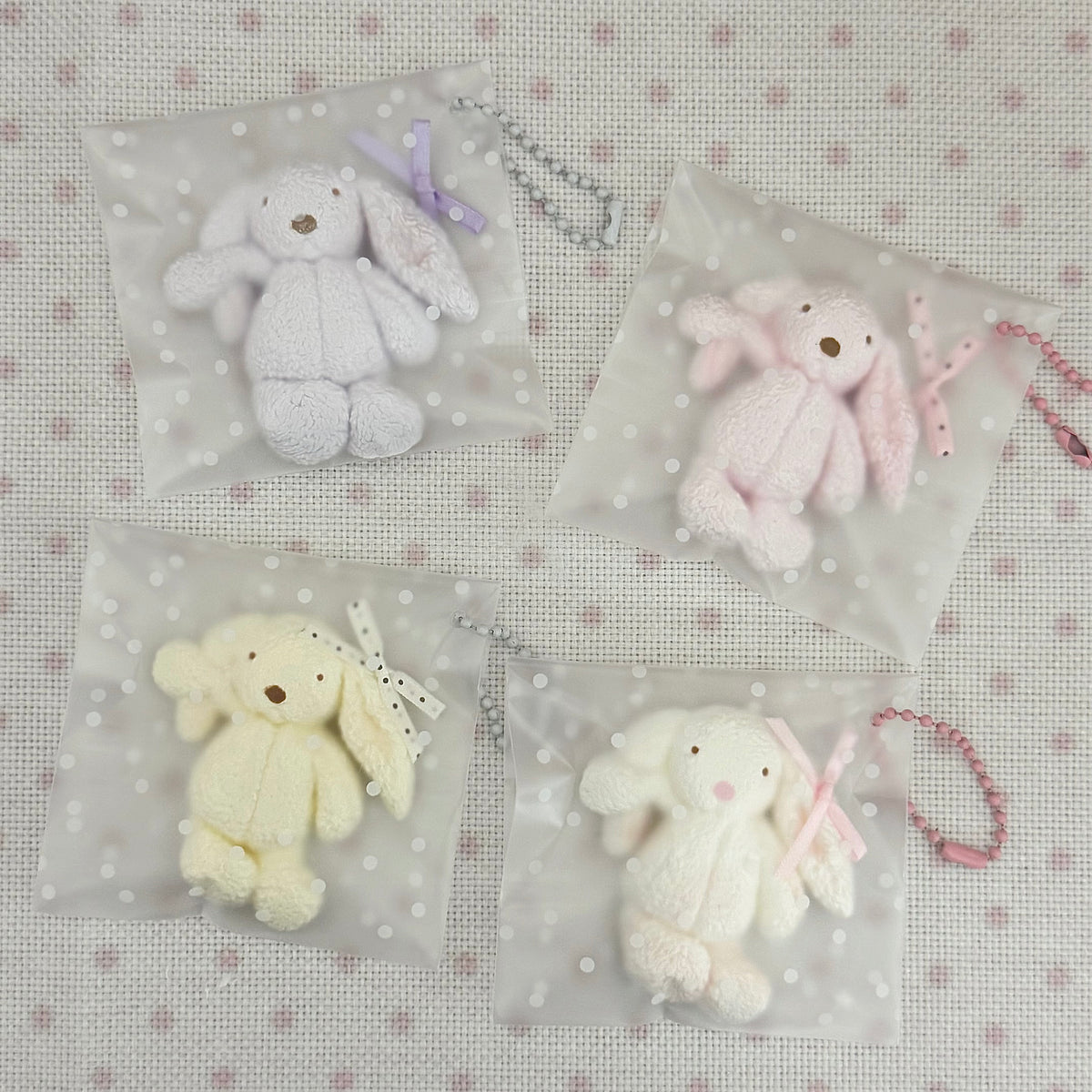 Bunny Squishy Bag Charm