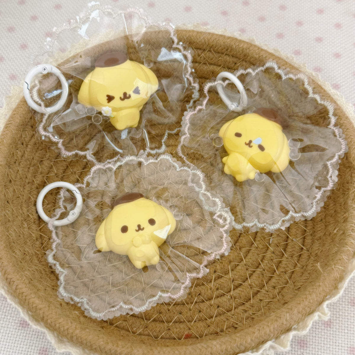 Pompom Squishy Bag Charm