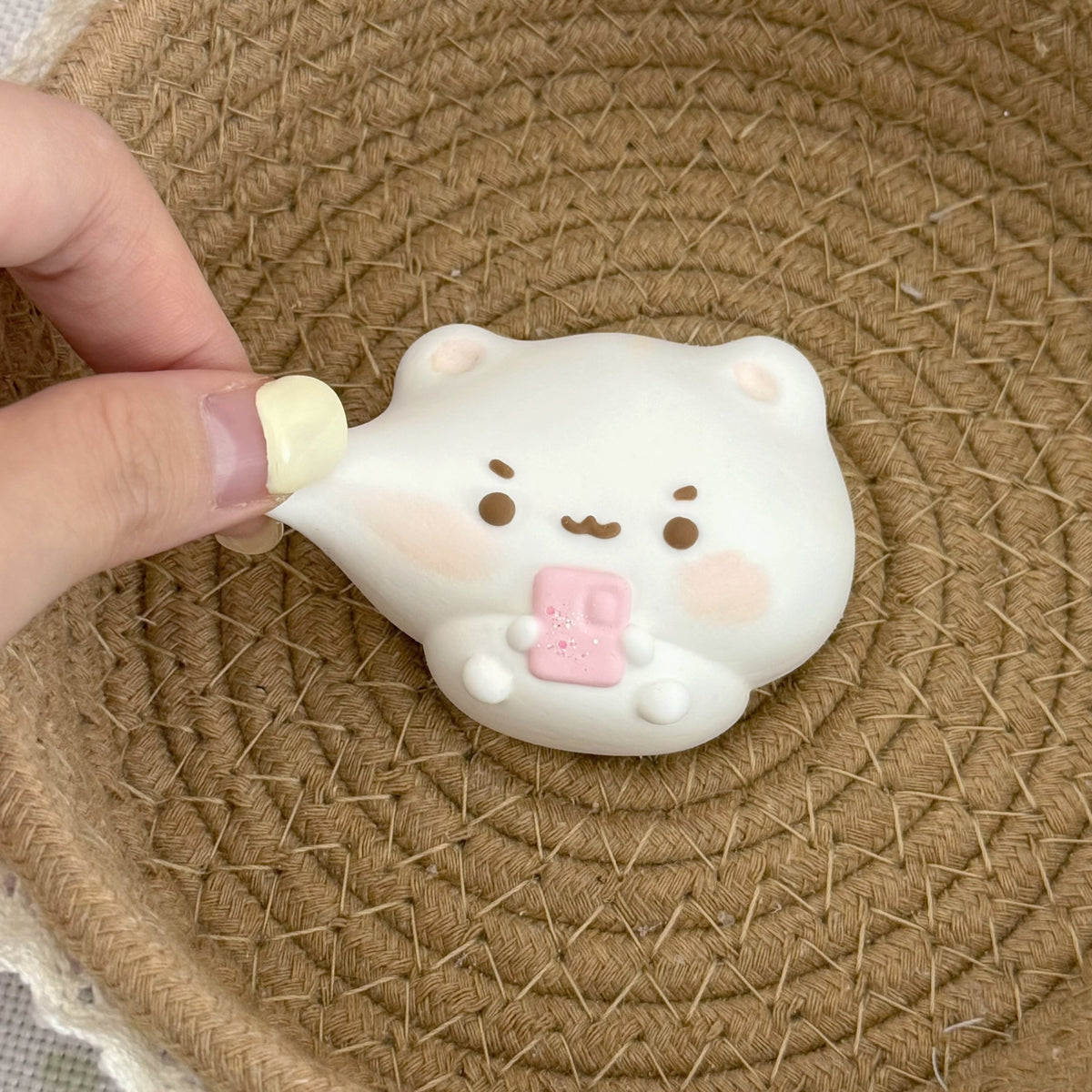 Phone-Scrolling Hamster Squishy