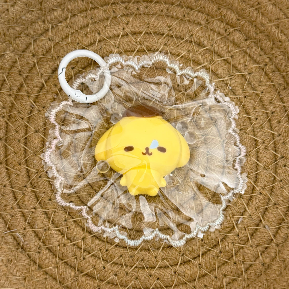 Pompom Squishy Bag Charm