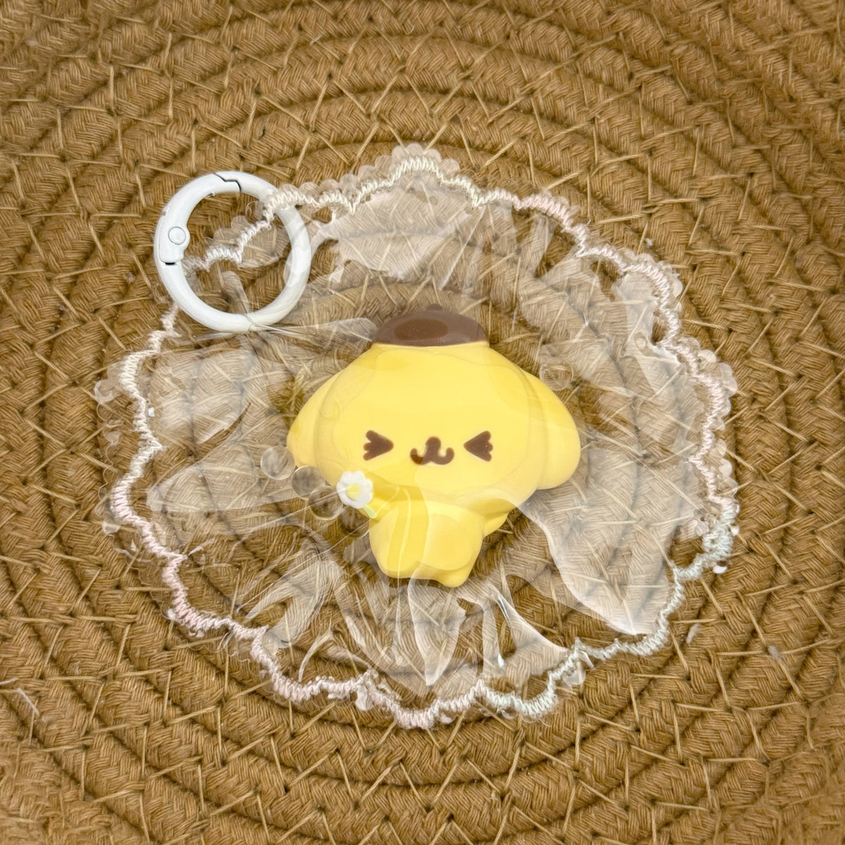 Pompom Squishy Bag Charm