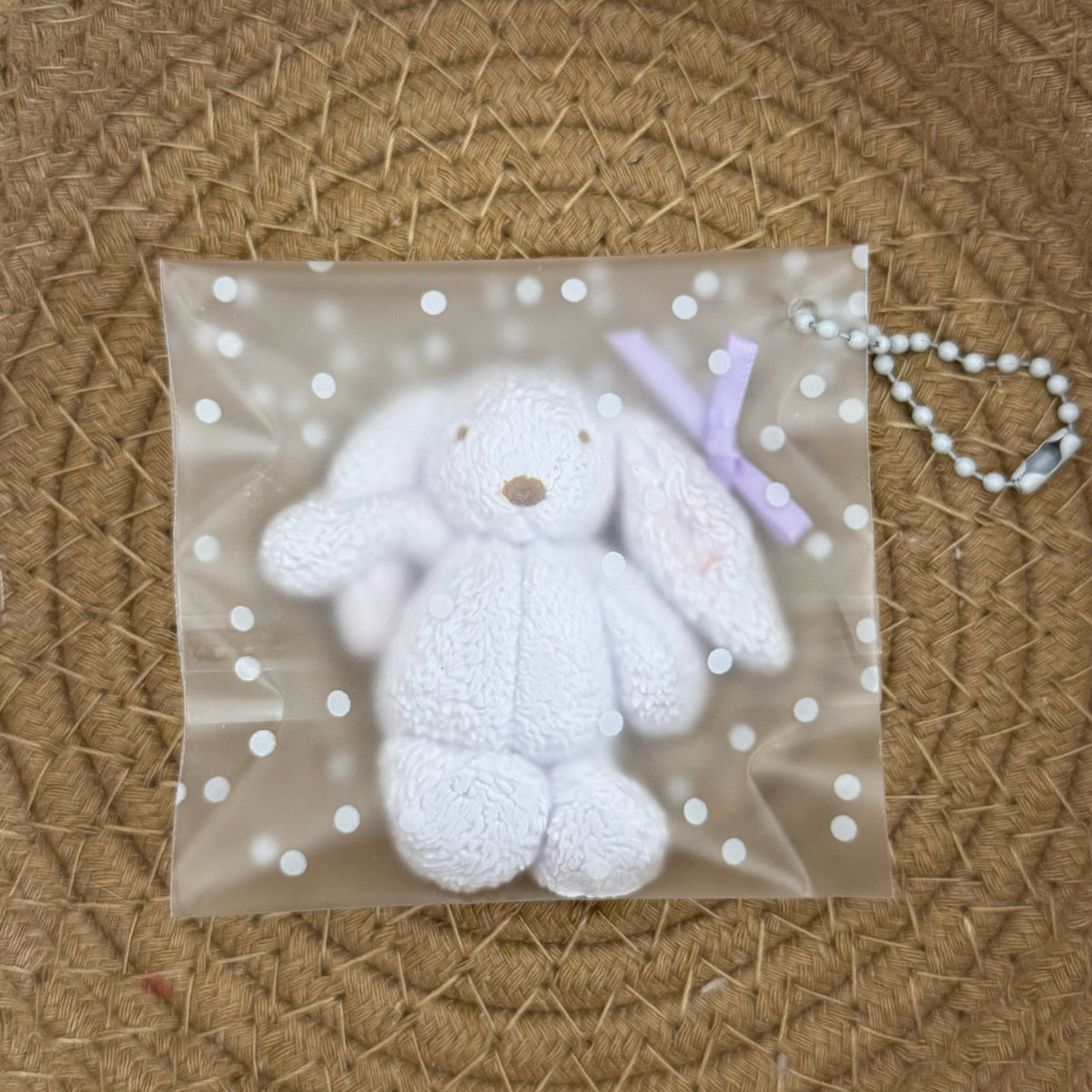 Bunny Squishy Bag Charm