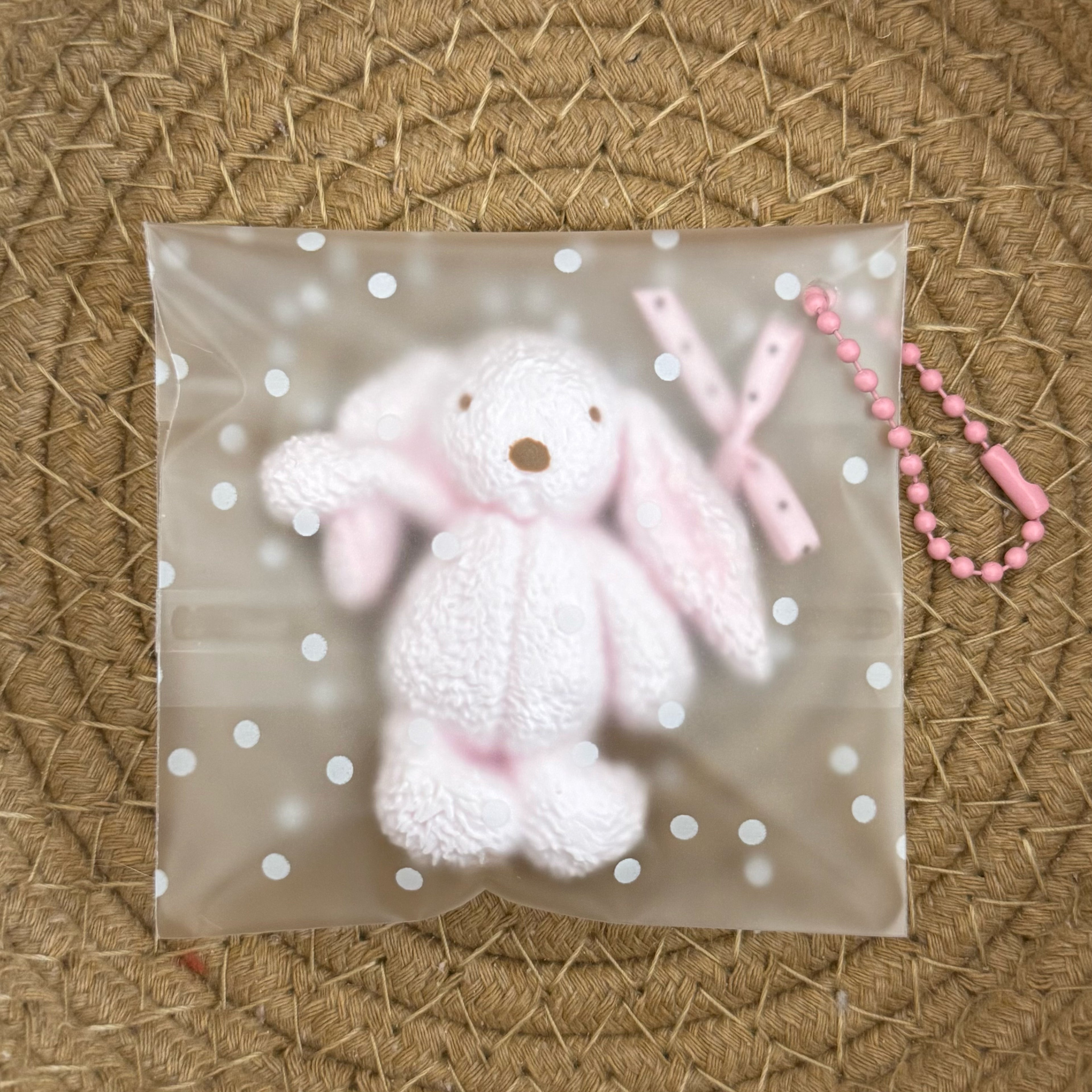 Bunny Squishy Bag Charm