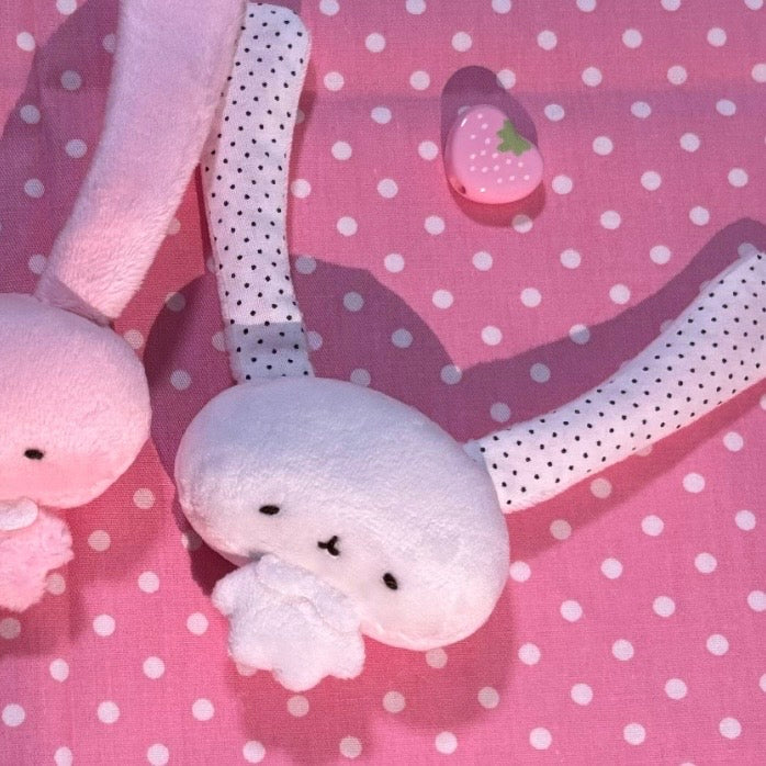 Polka Dot Bunny Plushie
