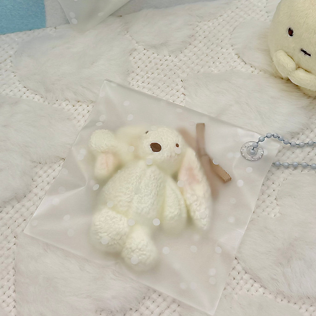 Yellow Bunny Squishy Bag Charm