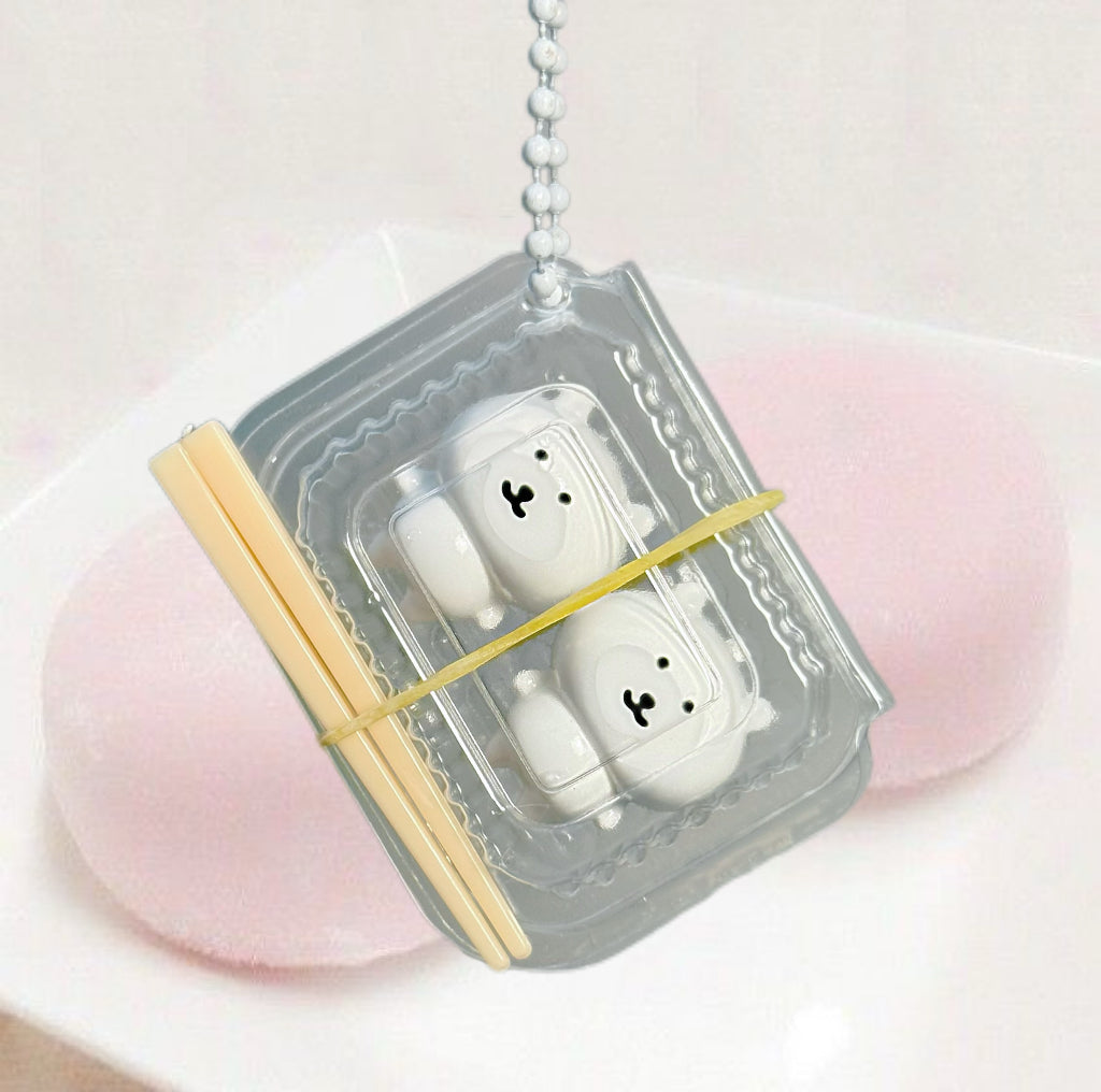 Mini White Bear Buddies Bento