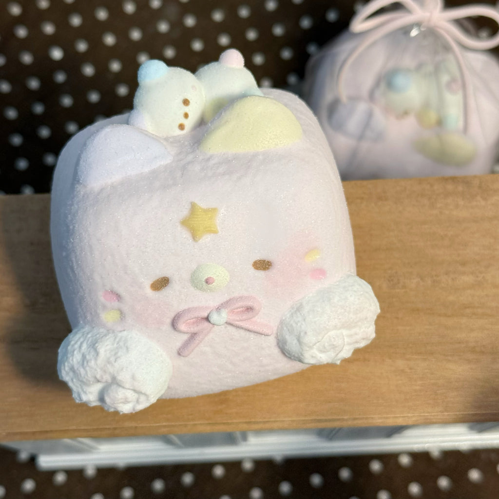 Large Pink Bear Neko Squishy