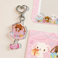 Brown Teacup Bunny Keychain