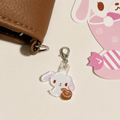 White Choco Bunny Mini Charm