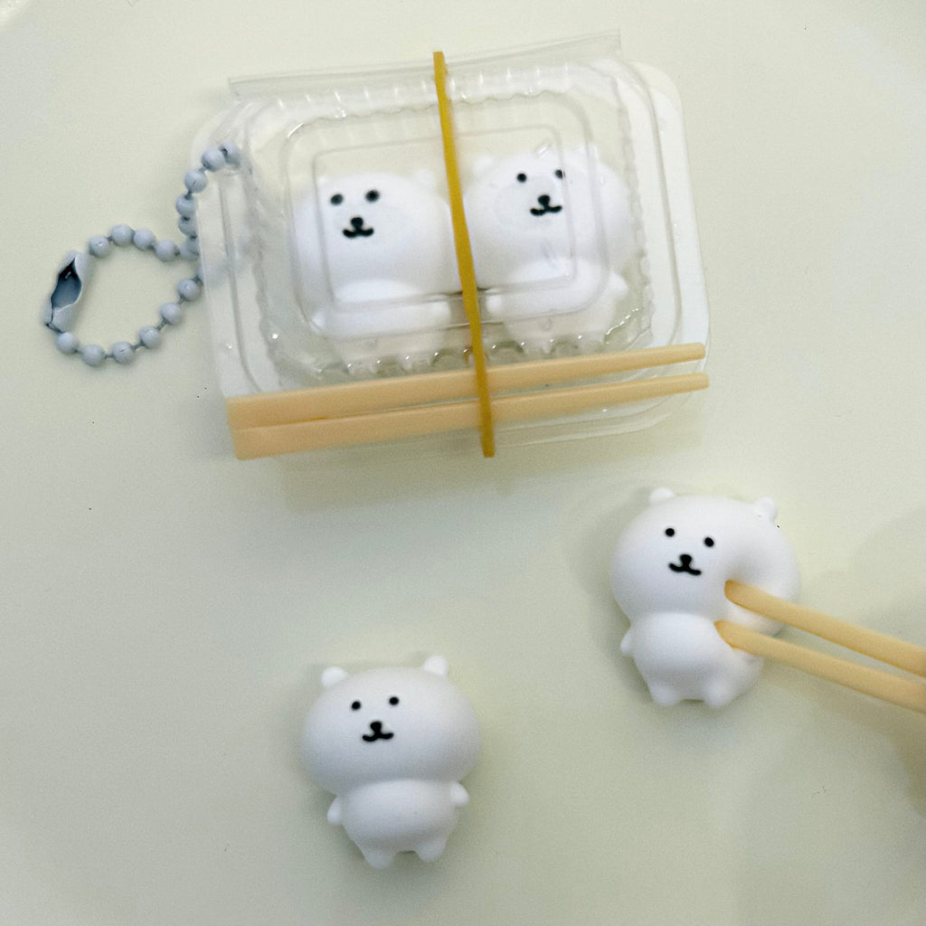 Mini White Bear Buddies Bento