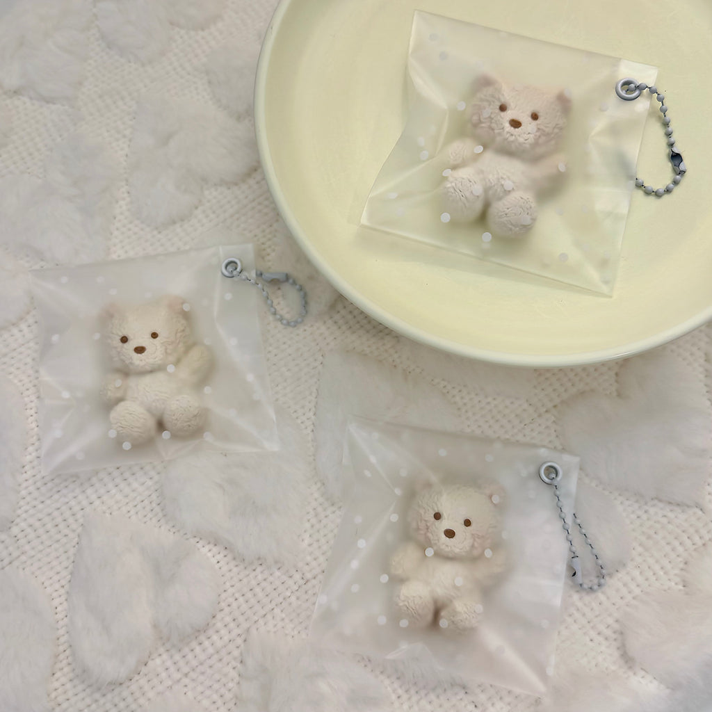 Teddy Bear Squishy Bag Charm